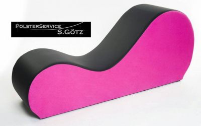 Erotikliege-Erotiksofa Stoff Pink